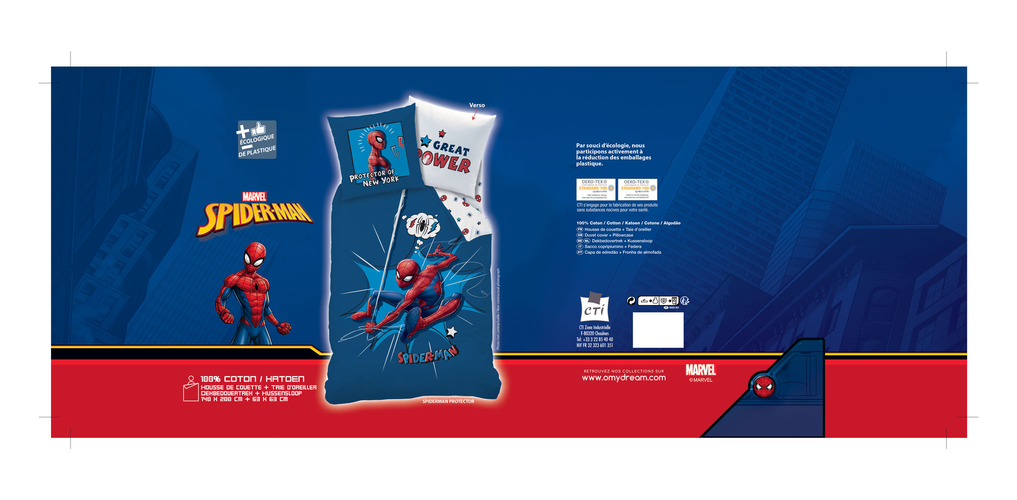 Packaging Spiderman